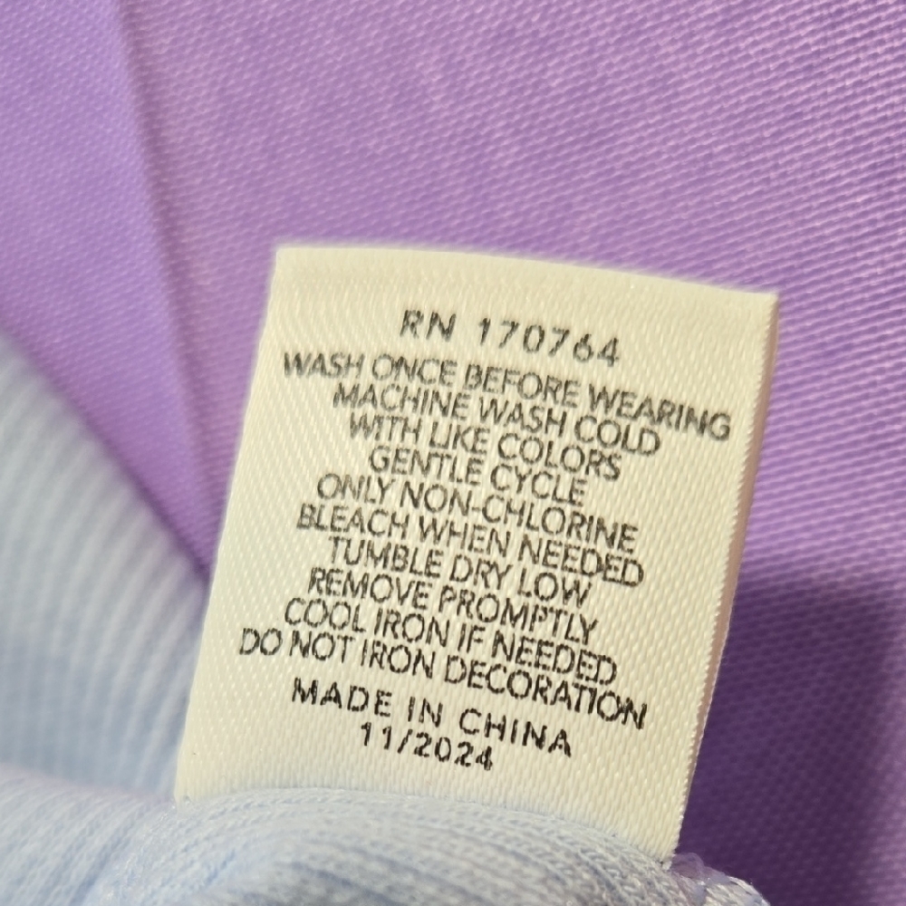 Kids Light Blue Bonjour Paris T-Shirt - Picture 5 of 6